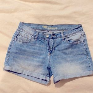 Denim shorts